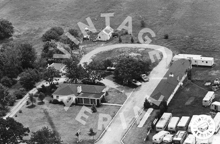 Marshall Motor Lodge - 1963 Aerial (newer photo)